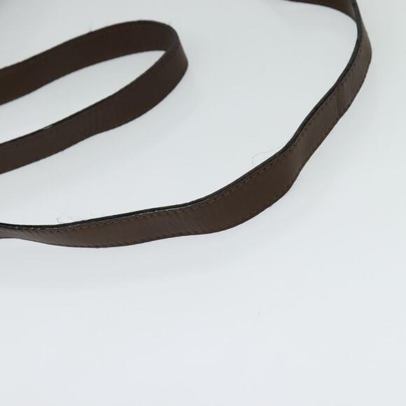 CELINE Shoulder Bag Suede Brown Gold - Picture 7 of 12